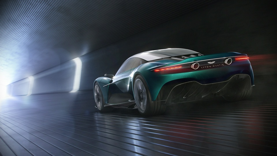 Концепт Aston Martin Vanquish Vision 2019 Сзади