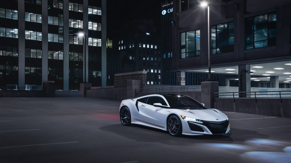 Acura NSX 2019 Вид спереди 4k