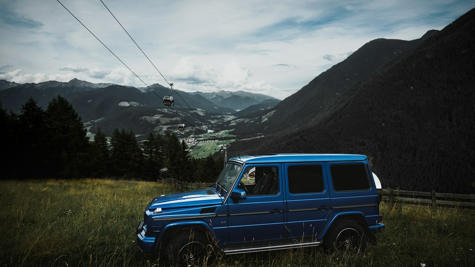 Mercedes Benz G Class Вид сбоку