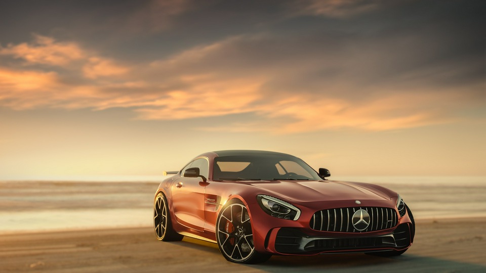 Mercedes Benz Amg Gt CGI 4K