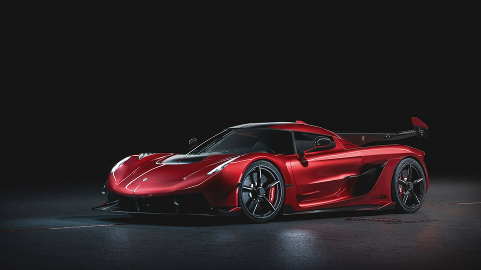 Koenigsegg Jesko Cherry Red Edition 10 Вид спереди