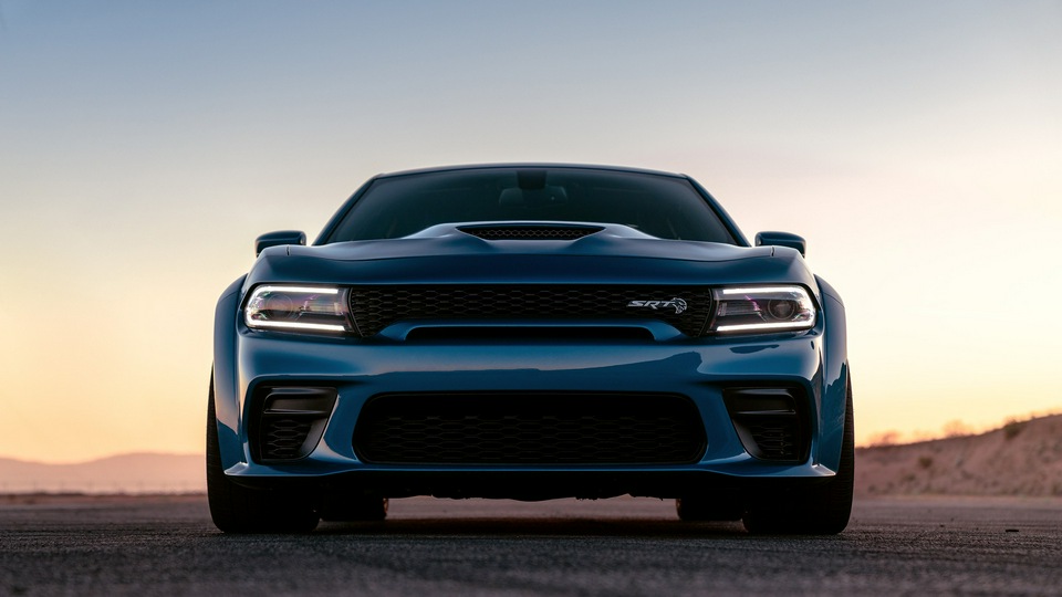 2020 Dodge Charger SRT Hellcat широкофюзеляжный 4k