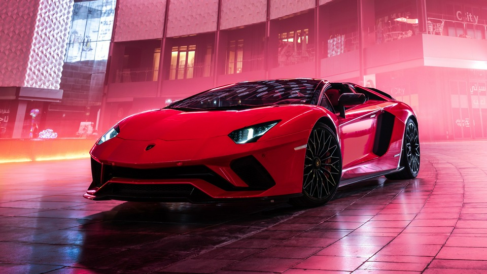 Lamborghini Aventador S Roadster 2019 4k