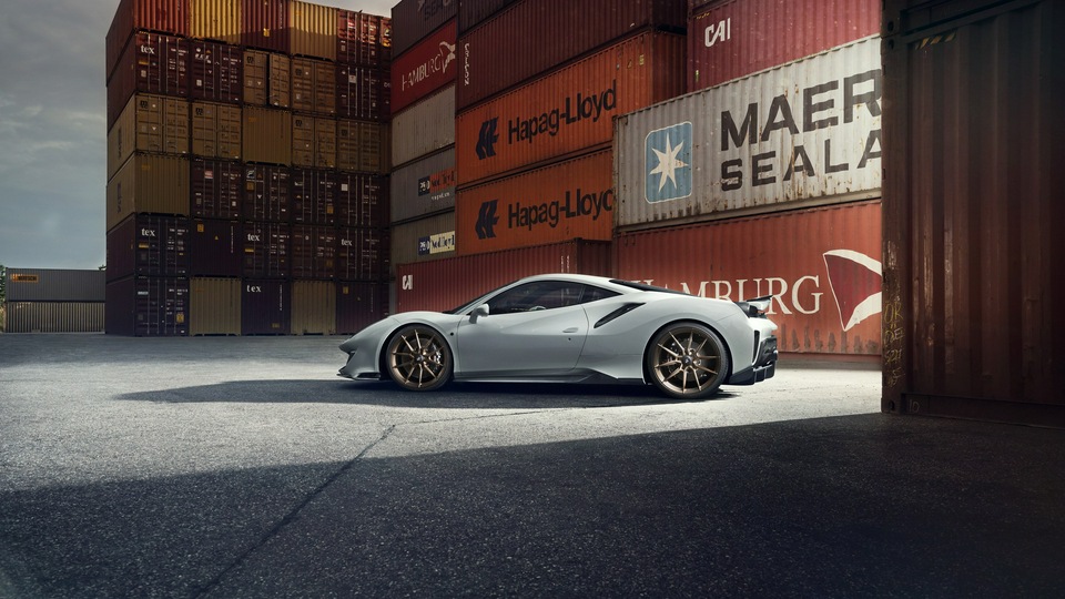 Сторона Novitec Ferrari 488 Pista 2019