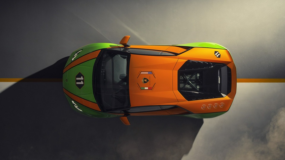 2020 Lamborghini Huracan Evo GT Вид сверху