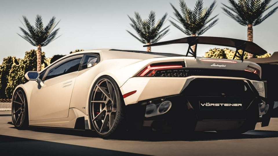 Форштайнер Lamborghini Huracan 2019 8k сзади