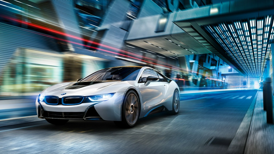 Bmw I8 Ночь