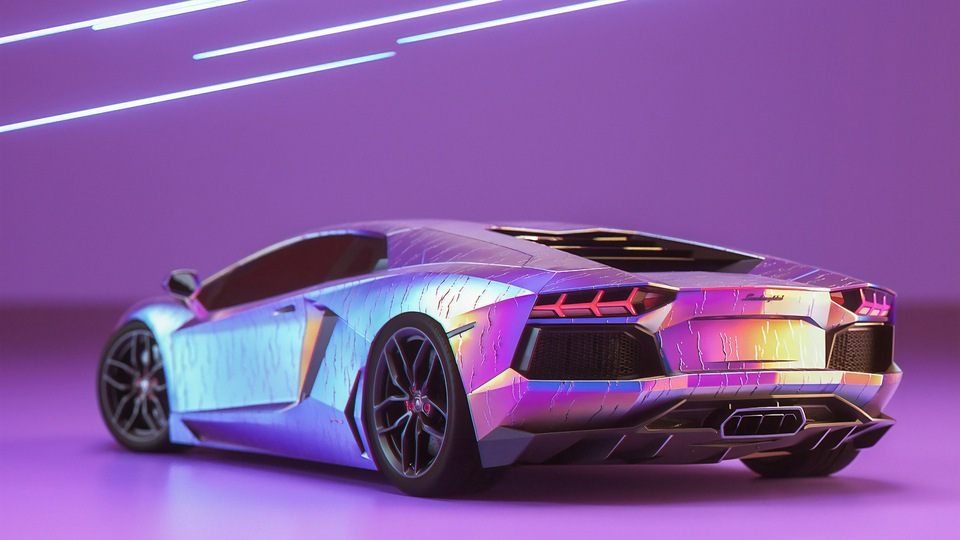 Lamborghini Aventador Новый задний