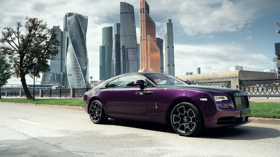 Rolls Royce Wraith Черный и Яркий 2019