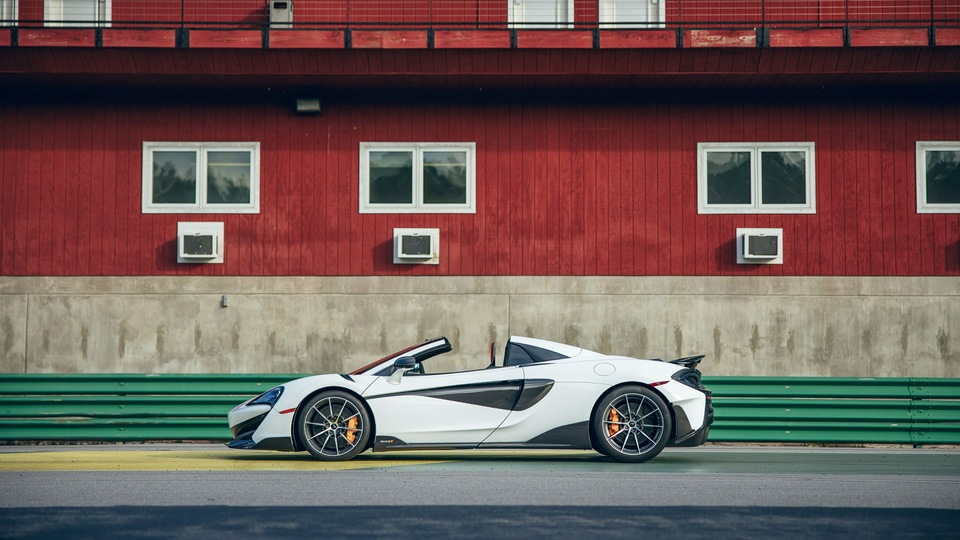 2020 McLaren 600LT Spider Вид сбоку 5k