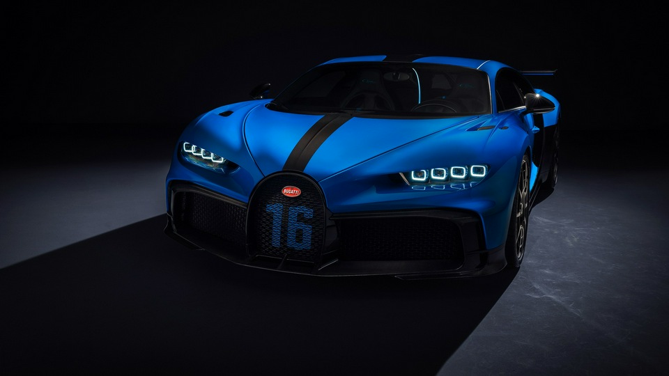 Bugatti Chiron Pur Sport 2020 Вид сверху