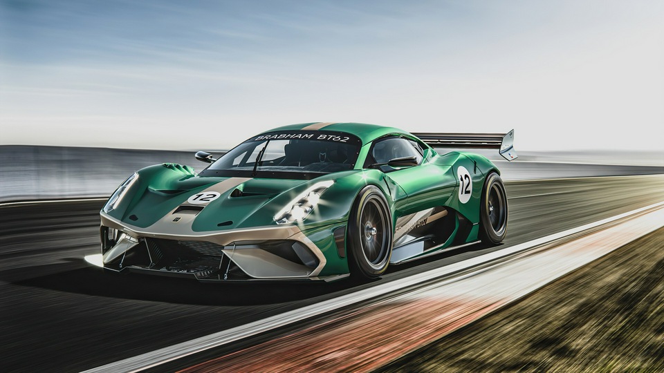 Brabham Bt 62 Cgi Art 4k