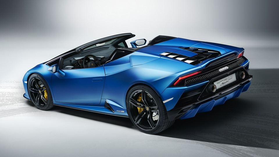 Lamborghini Huracan Evo Spyder 2020 Вид сверху