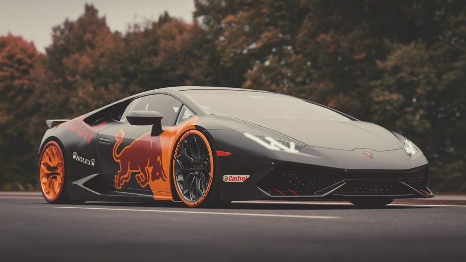 Red Bull Lamborghini Huracan 4k 2020