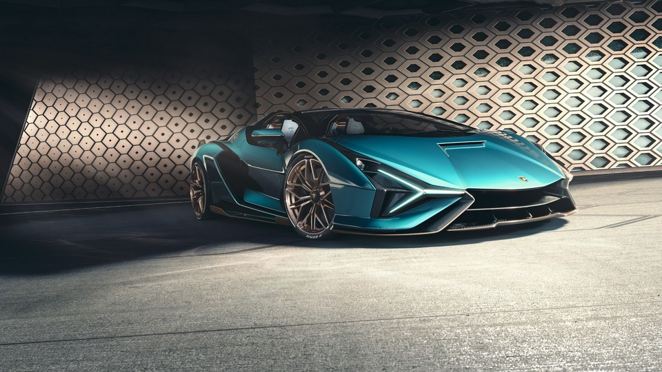 8k Lamborghini Sian Roadster 2020