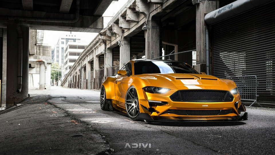 Изготовленный на заказ Ford Mustang 4k