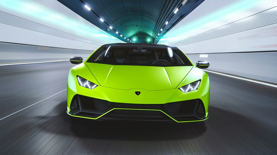 Lamborghini Huracan EVO Fluo Capsule 2020 4k