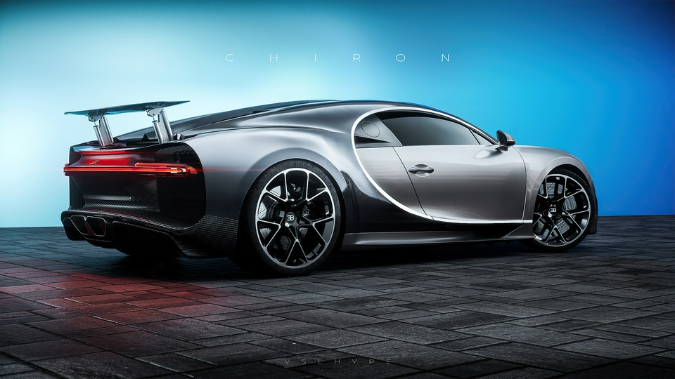 Bugatti Chiron Cgi Art 4k