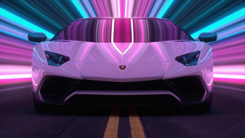 Lamborghini Aventador Cgi 5k