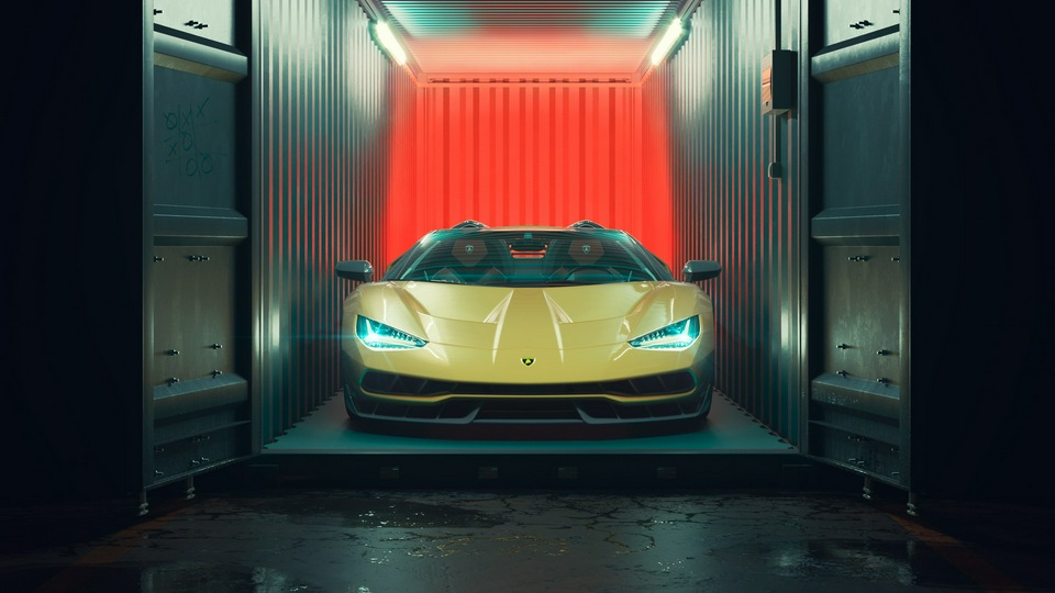 Lamborghini Centenario Roadster Cgi 4k