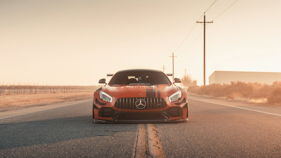 Mercedes Benz Amg Gtr 4k