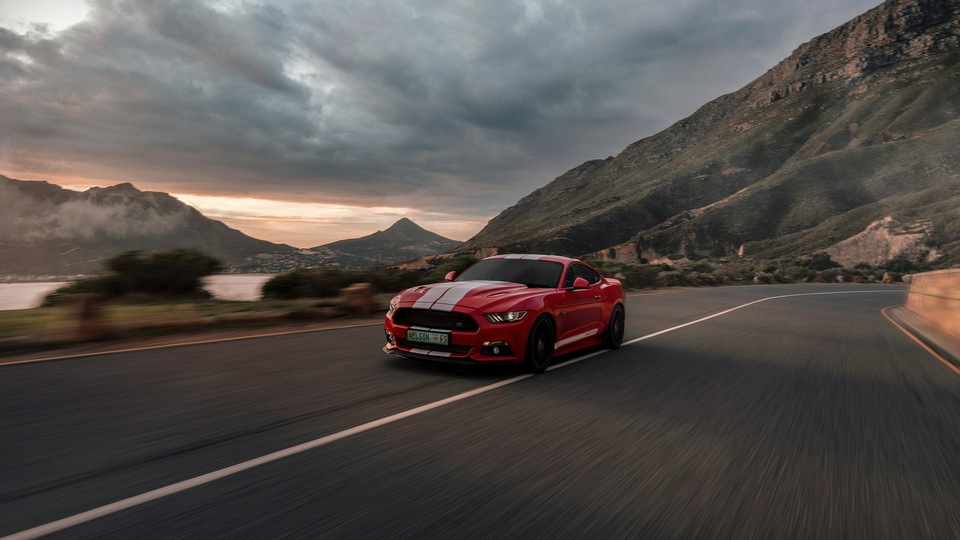 Ford Mustang 50 Gt Гоночный красный