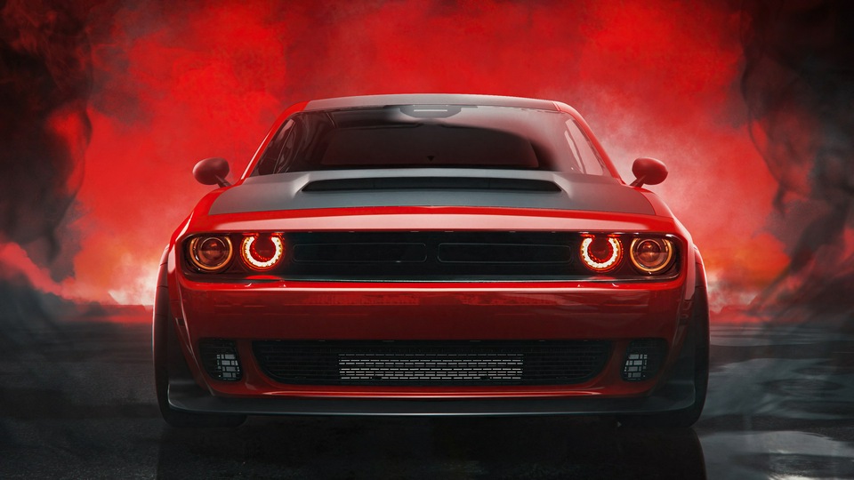 Мускулкар Dodge Challenger 2021 года выпуска