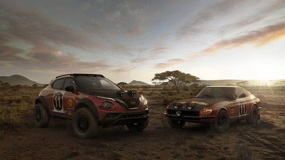 Nissan Fairlady и Juke Rally Tribute Concept 5k