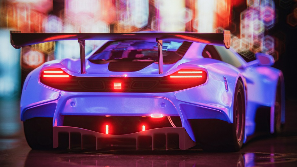 Mclaren Neon 4k