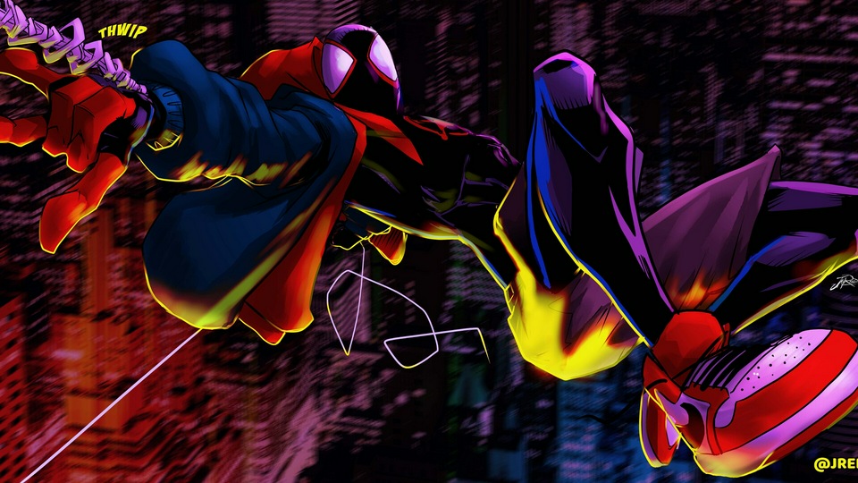 Майлз Моралес Артоврк 8к