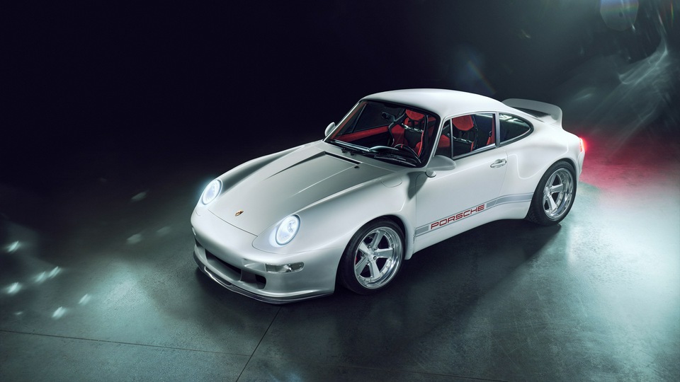 2022 Porsche 911 Guntherwerks Белый 4k