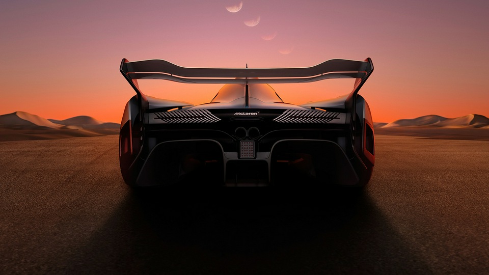 2022 McLaren Solus GT сзади 4k