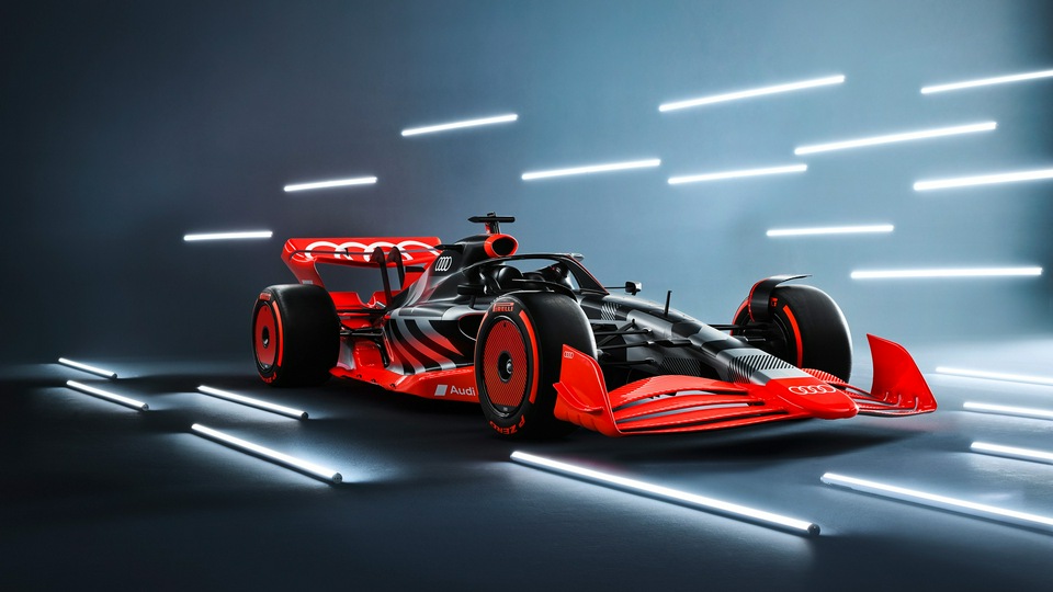 2022 Audi F1 запускает шоу-кар в ливрее