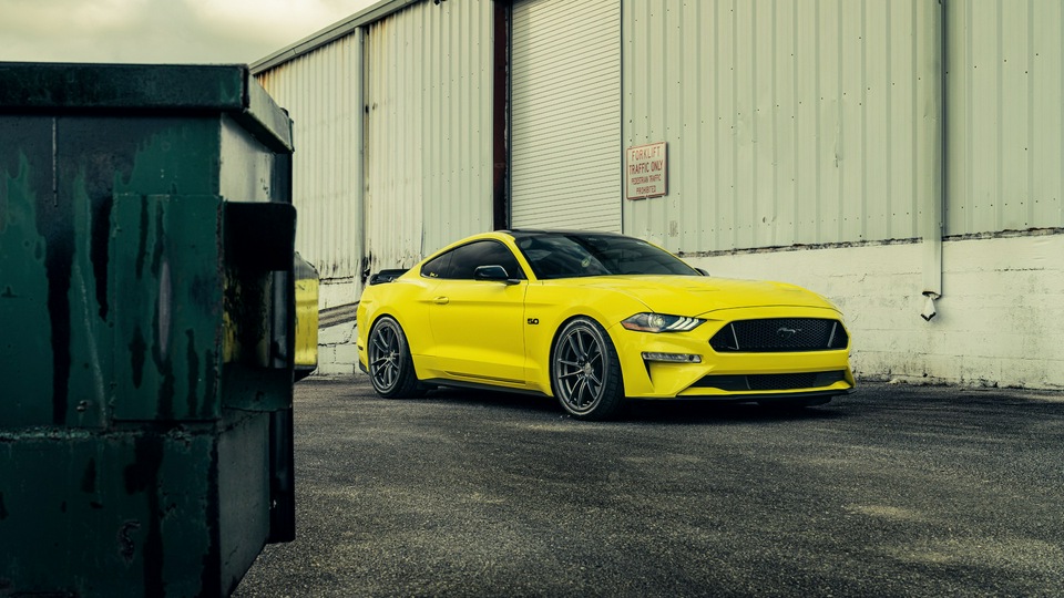 2023 Ford Mustang Velgen Желтый 8k