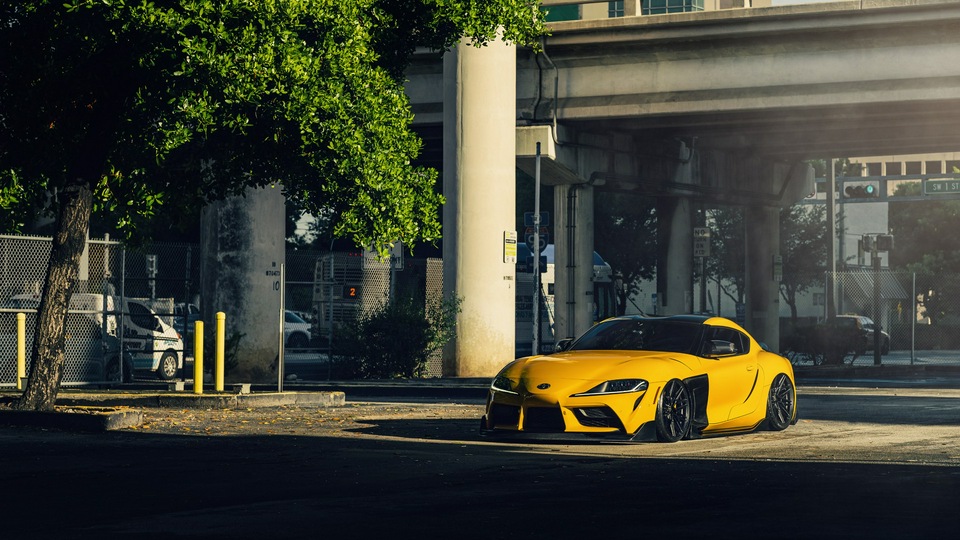 Toyota Supra DT Желтый Воссен в мешке