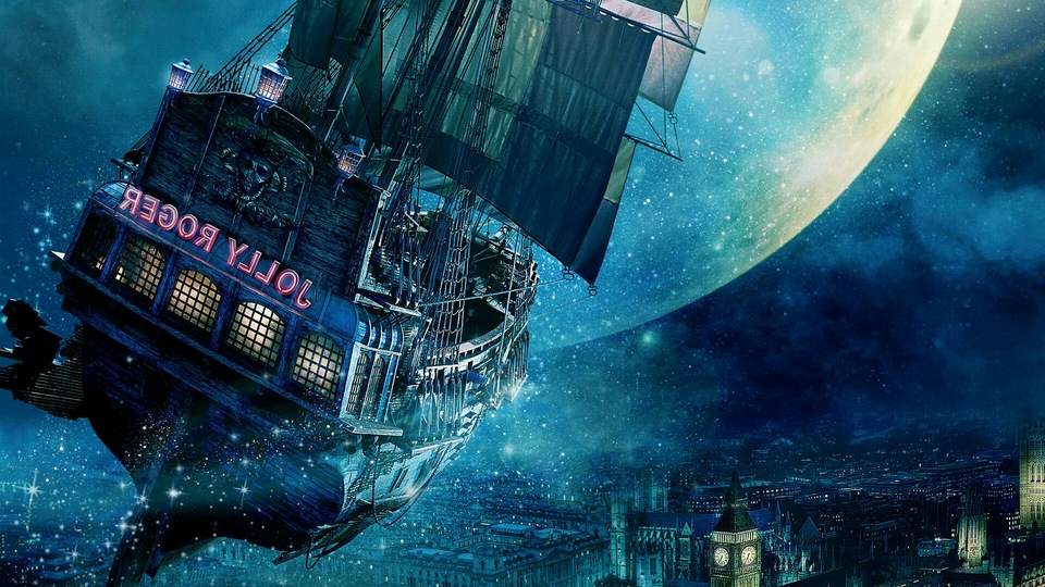 Веселый Роджер Корабль Питер Пэн