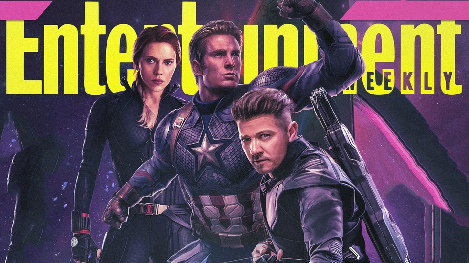 Капитан Америка Соколиный Глаз в Финале Мстителей 2019 Entertainment Weekly