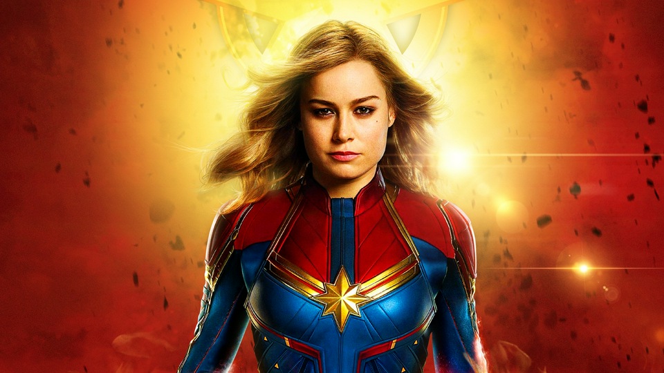 Плакат CaptainMarvel