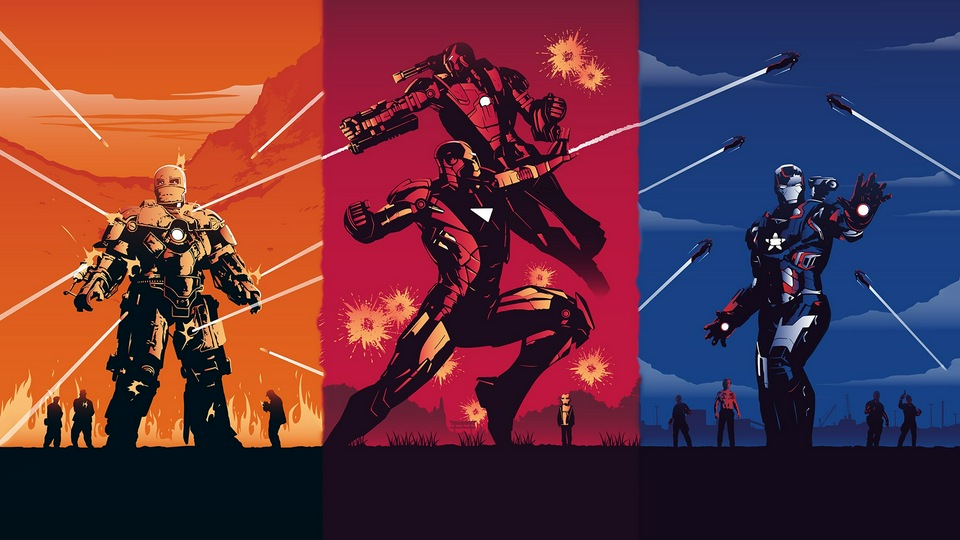 Плакат Железного человека 4k Art