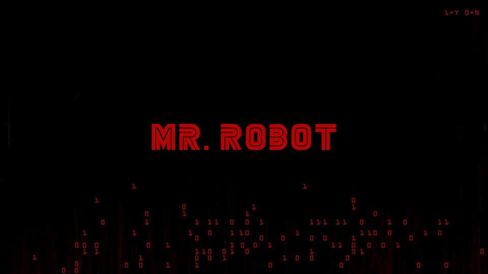 Логотип Mr Robot 4k 2018