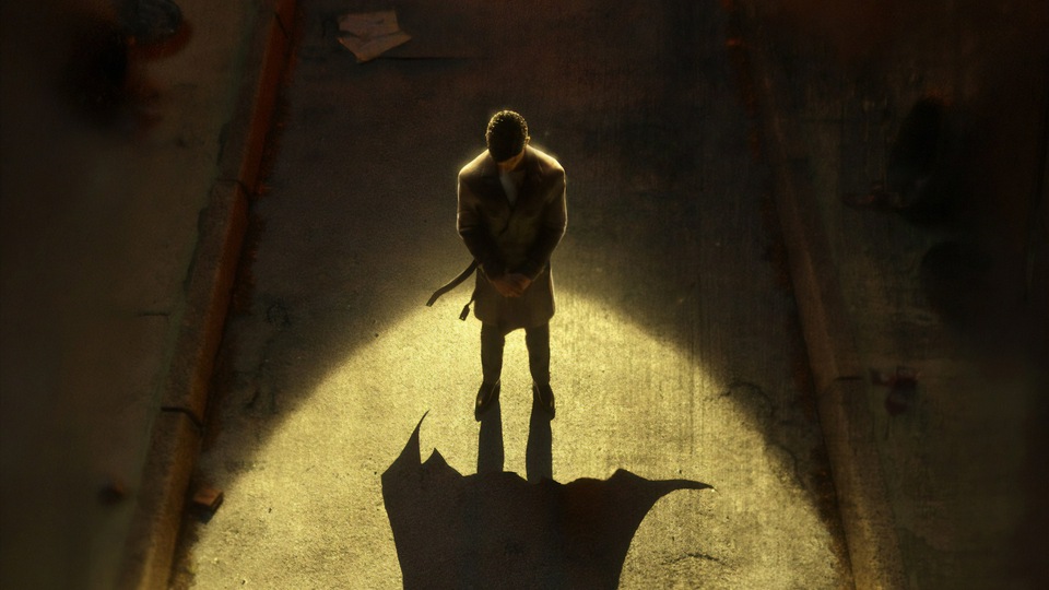 Тень Бэтмена в одиночестве