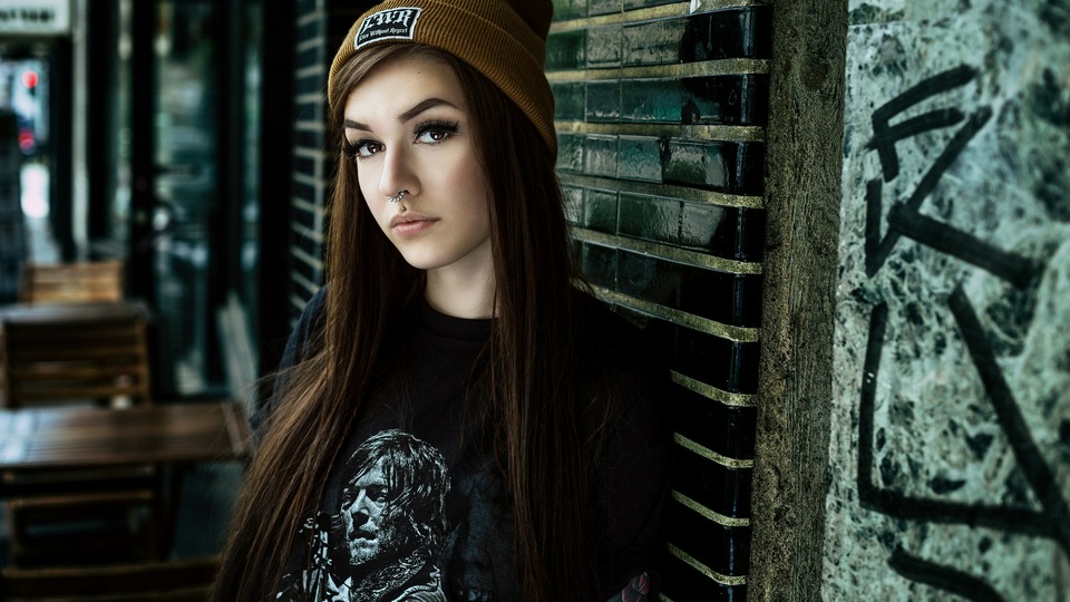 Брюнетка Девушка Модель