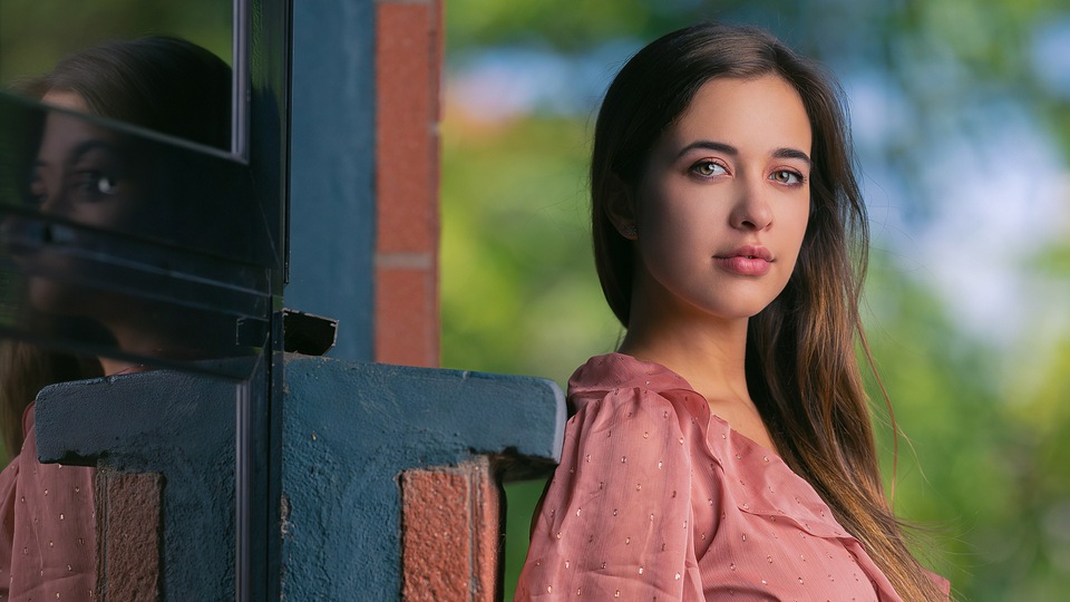 Красивые глаза девушки 4k