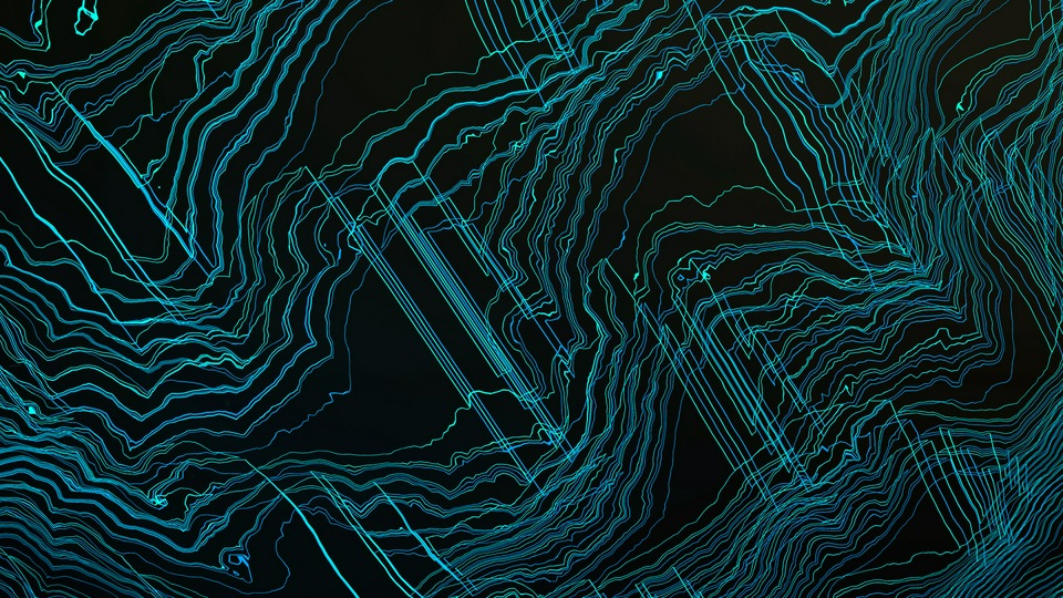 Бирюзовые контуры