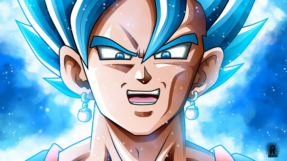 Dragon Ball Super Saiyajin Синий 5k