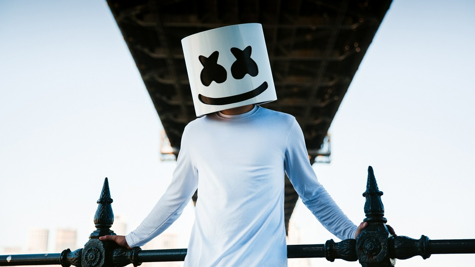 Маска диджея Marshmello