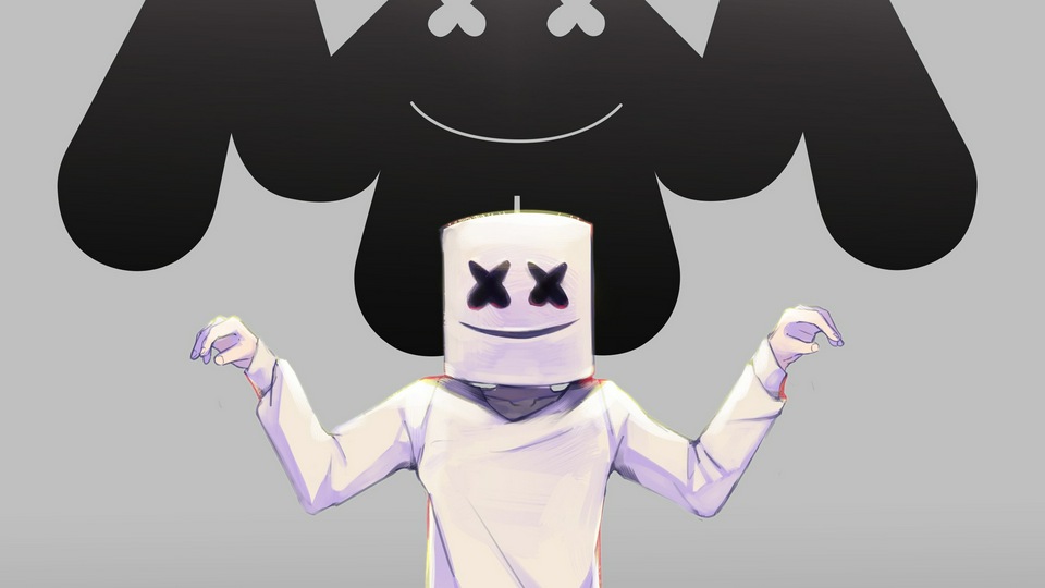 Оформление диджея Marshmello