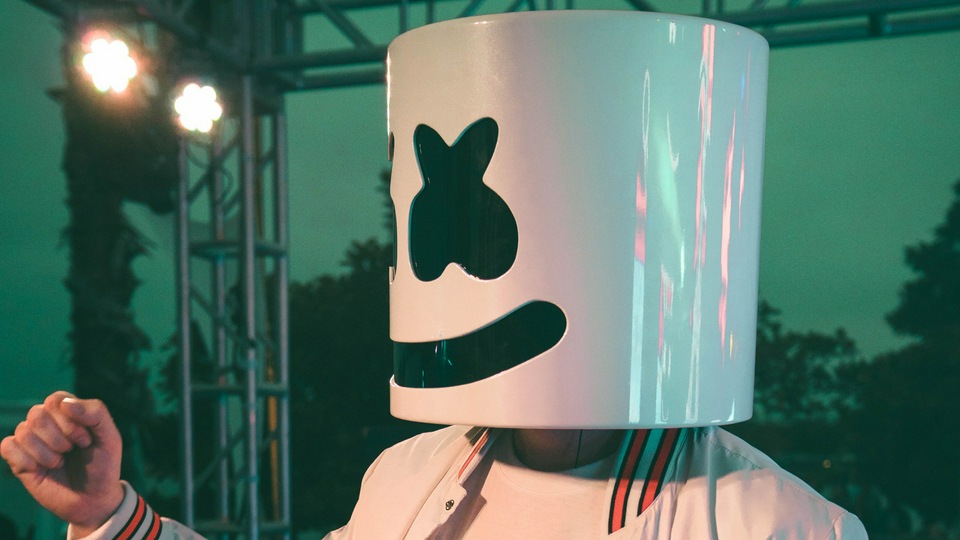 Музыкальный продюсер Marshmello 4k