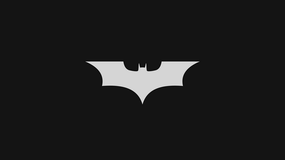 Логотип Batman Dark Minimal 4k