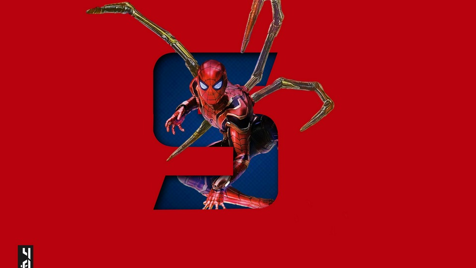 Человек-паук Бесконечная война 5k Арт